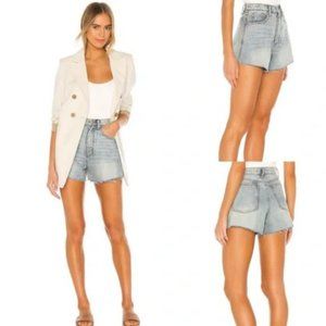 WEWOREWHAT High rise shorts in light vintage